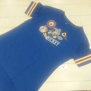 Disney extra large Mickey Mouse blue t-shirt new